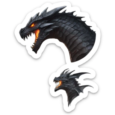 skyrim dragonborn vs alduin sticker