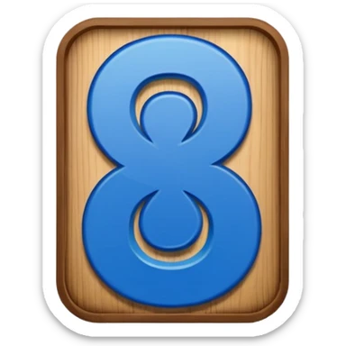 A sign that say 67 but I want the 67 blue and the outside green sticker