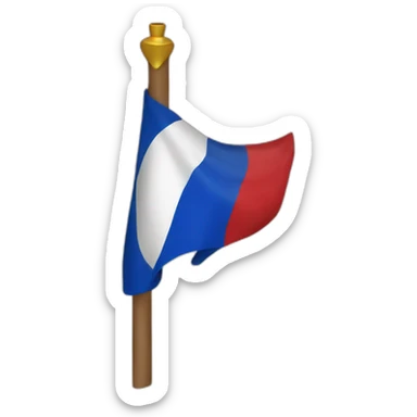 drapeau france libre avec la croix de lorraine sticker