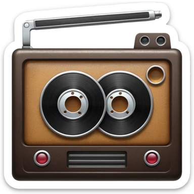 mac os icon physical film 60s recording sticker