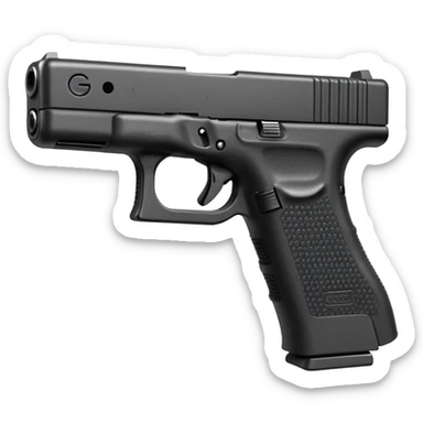 Glock with a switch on the back end sticker