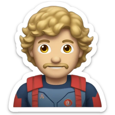 Super Dave Osborne sticker