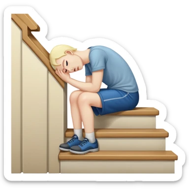 lose strength in stairs sticker