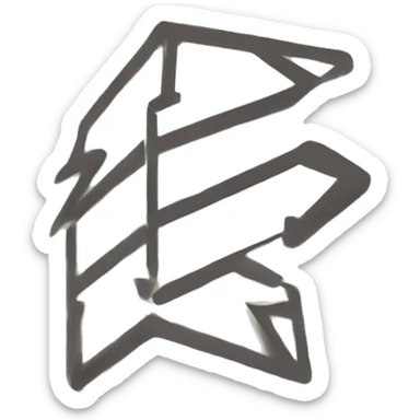 3 stacked arrows in the upward direction sticker