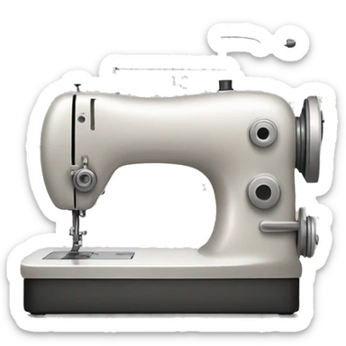 sewing machine sticker