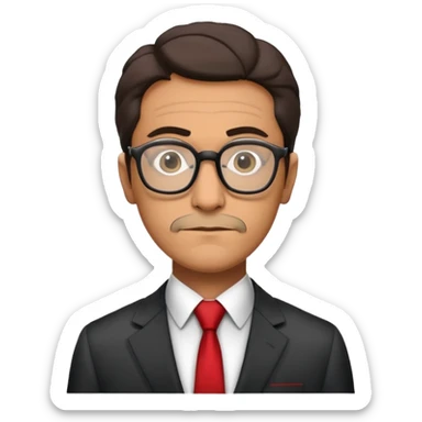 The Professor from Money Heist sticker