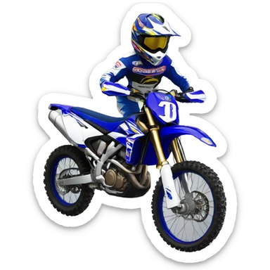 Yamaha moto cross sticker