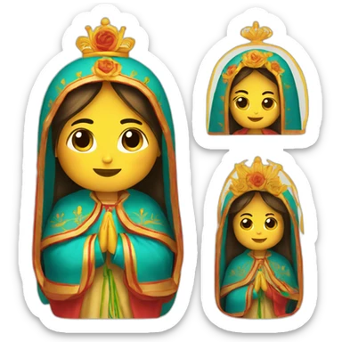 La virgen de Guadalupe sticker