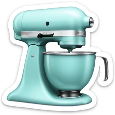 Pastel blue kitchen aid mixer  sticker