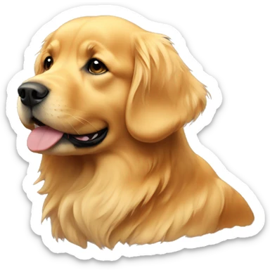 Golden retriever  sticker