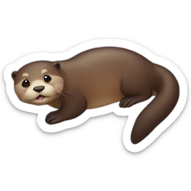 Otter sticker