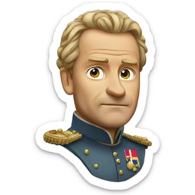 The king of Denmark sticker
