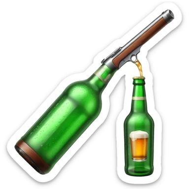 beer shotgun sticker