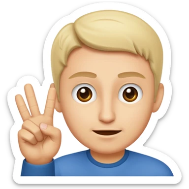 Bing flipping you off sticker