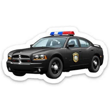 2008 Dodge Charger Police Interceptor sticker