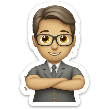 accountant with abacus sticker