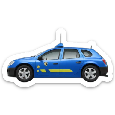 Renault-gendarmerie sticker