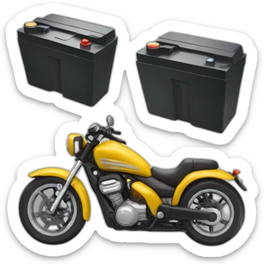 Battery for motor bike ev sticker
