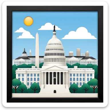 Washington DC sticker