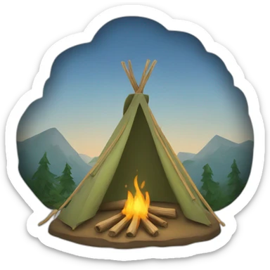 camp sticker