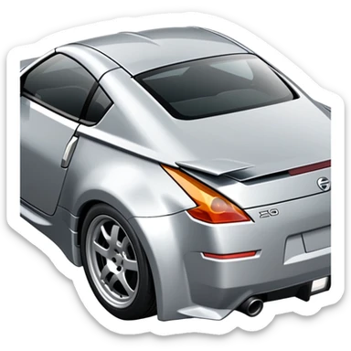 350z with spoiler sticker