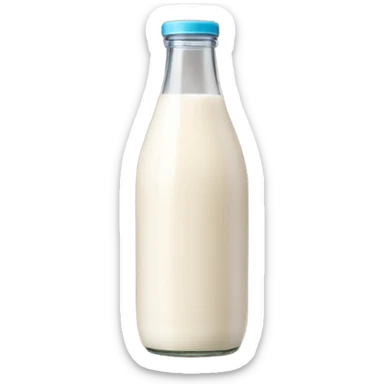 bottle of oat milk  sticker