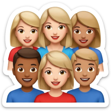 Realistic portrait of Taylor swift fans  sticker