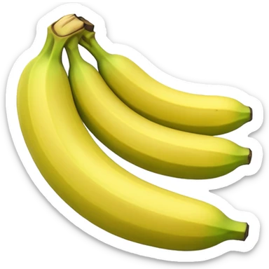 Fresh greenGreeN banana sticker