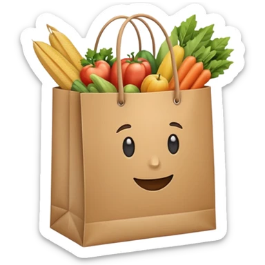 Sacola de compras sticker