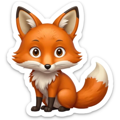 photographer  fox sticker