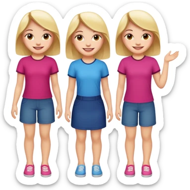 Голі дівчата в повний ріст sticker