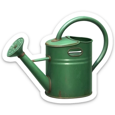 watering can gardening sticker