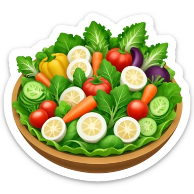 salad mix  sticker