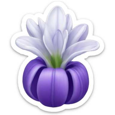 hyacinth flower sticker