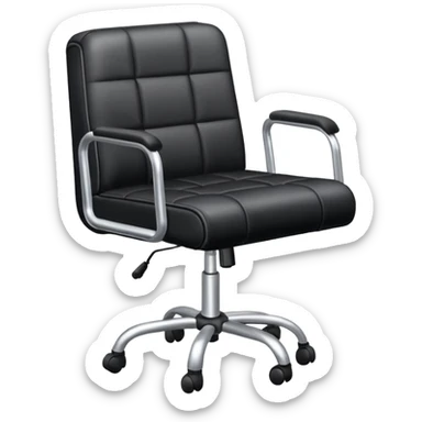 Me de um emoji de uma cadeira extensora de academia sticker