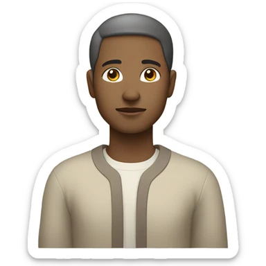 calm and composed sticker