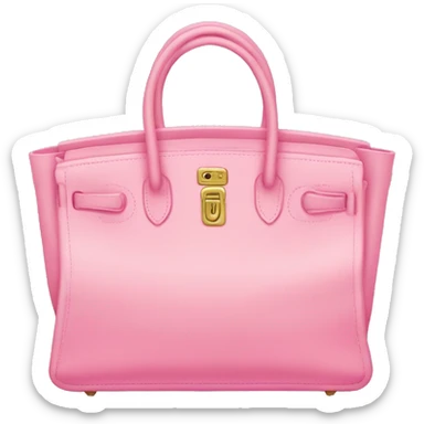 Birkin pink bag sticker