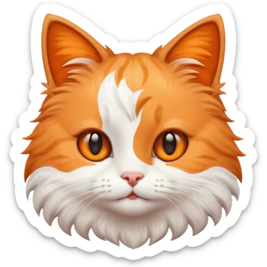 A cute cat saying hello in a cute and funny way sticker