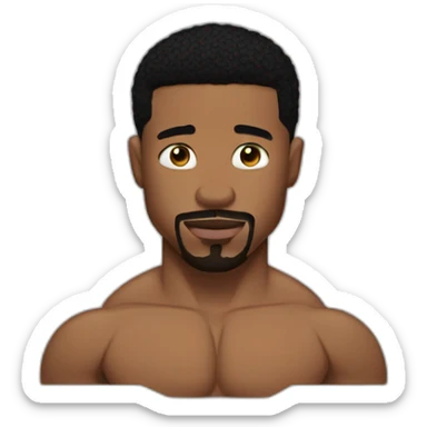 Michael b Jordan muscles sticker