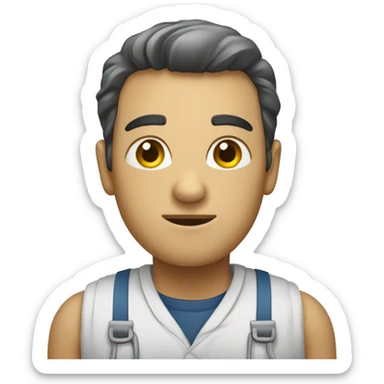 A hard-working employee  sticker