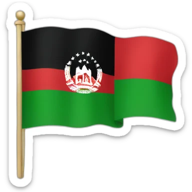 afghanistan flag sticker