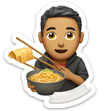 Wanderer with ramen sticker