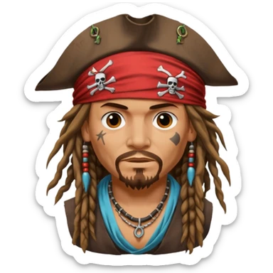 jack sparrow sticker