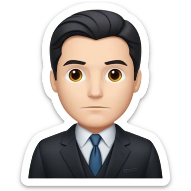 bruce wayne in suit sticker