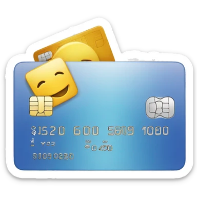 credit card sticker