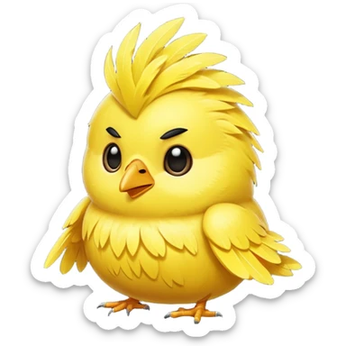 Cosmic canary sticker