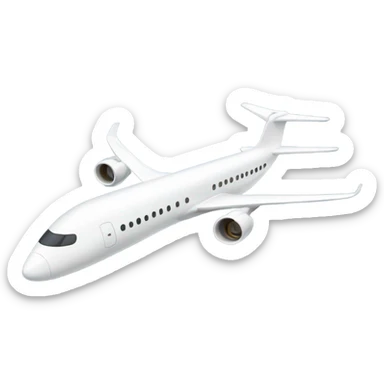 Airplane sticker