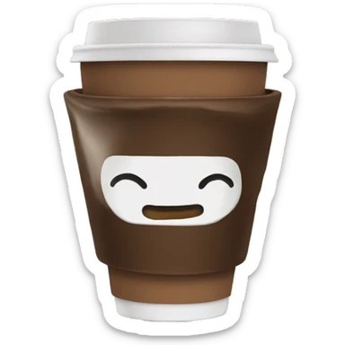 Coffee sticker