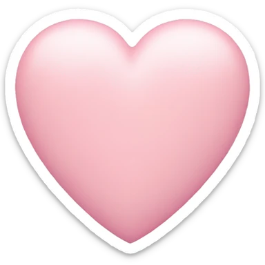 Pastel pink heart  sticker