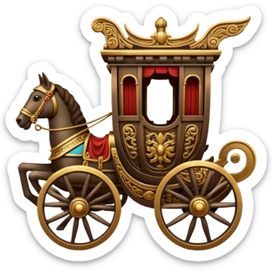 Roman chariot sticker